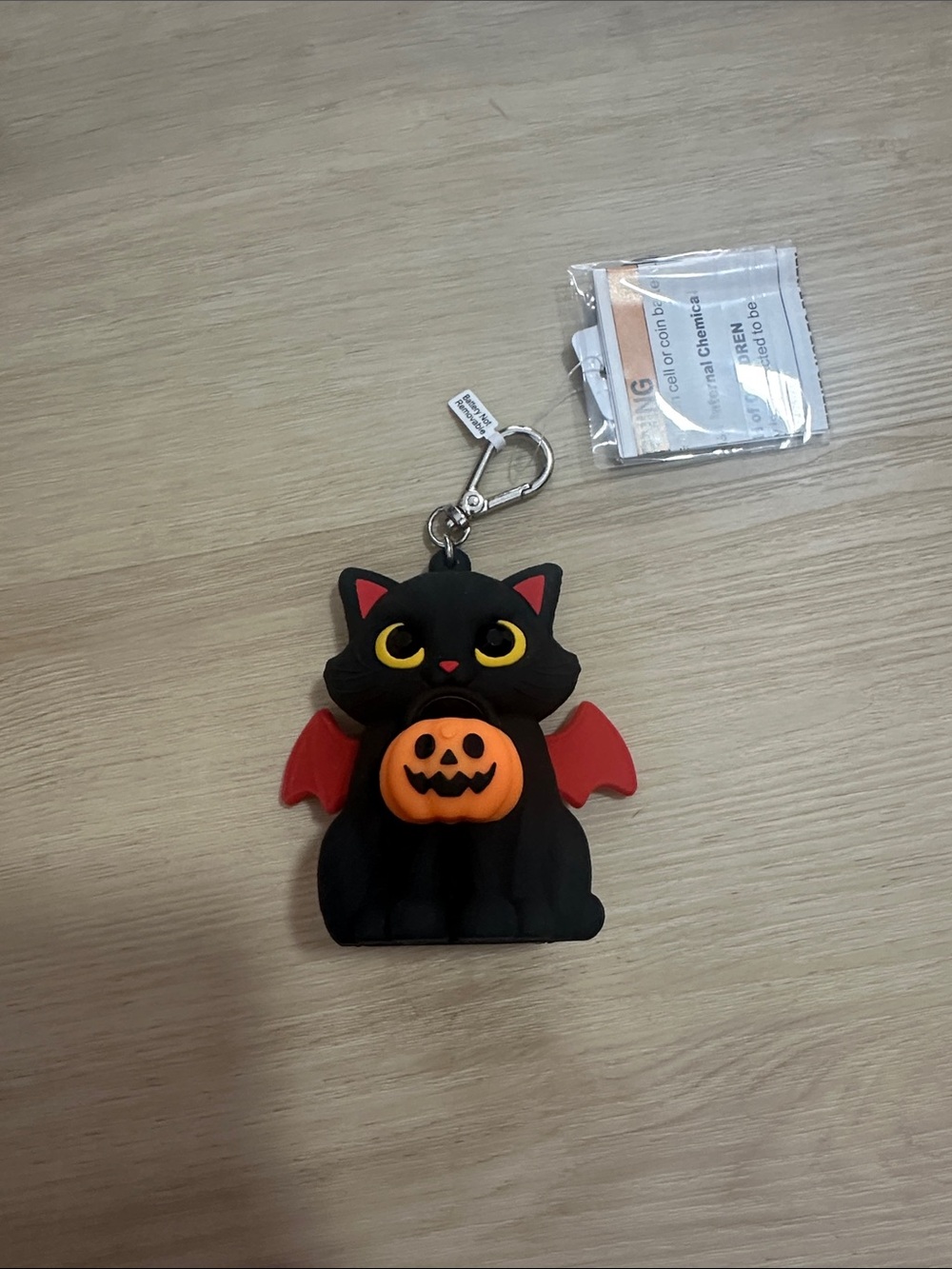 Black Cat with Pumpkin Pocketbac holder